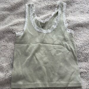 Brandy Melville Lace Tank Top Cotton